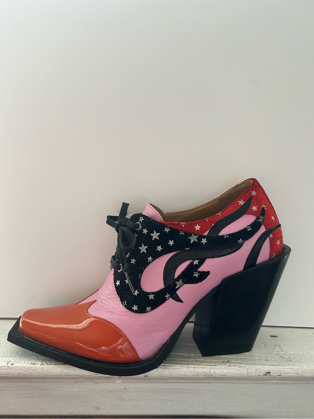 John Fluevog The Signatures Dali Contrast Lace-Up Shoes